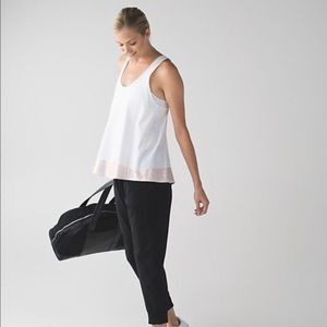 Lululemon All Tied Up Tank in Rose Gold